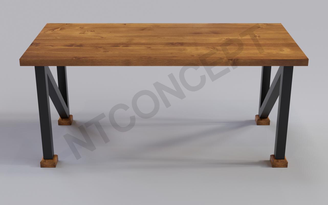 Ntconcept Bue Doğal Ahşap Yemek Masası