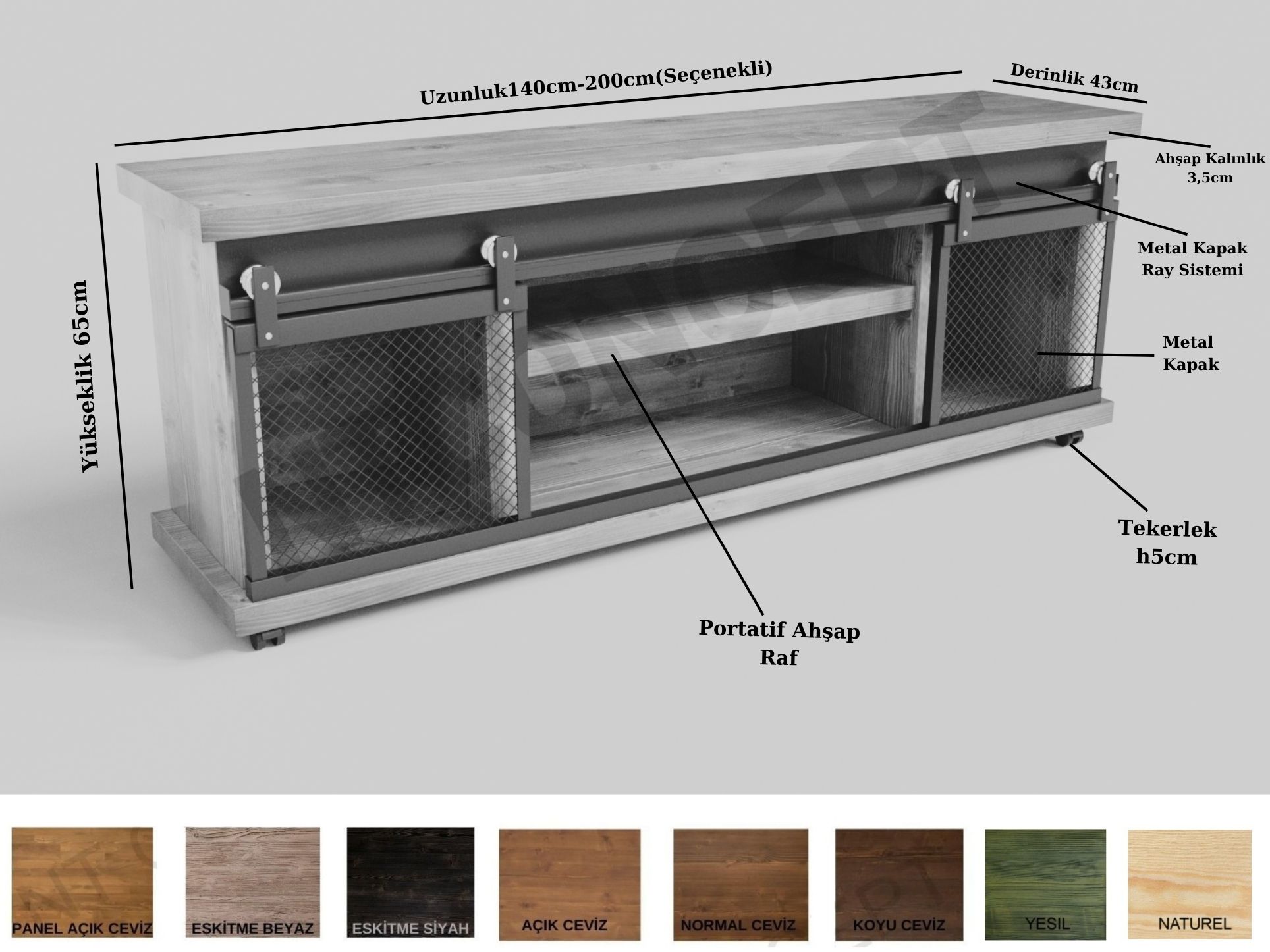 Ntconcept  Moa Masif Ağaç Keson