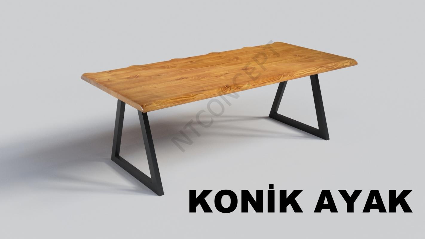 Ntconcept Vinne Doğal Ahşap Yemek Masası