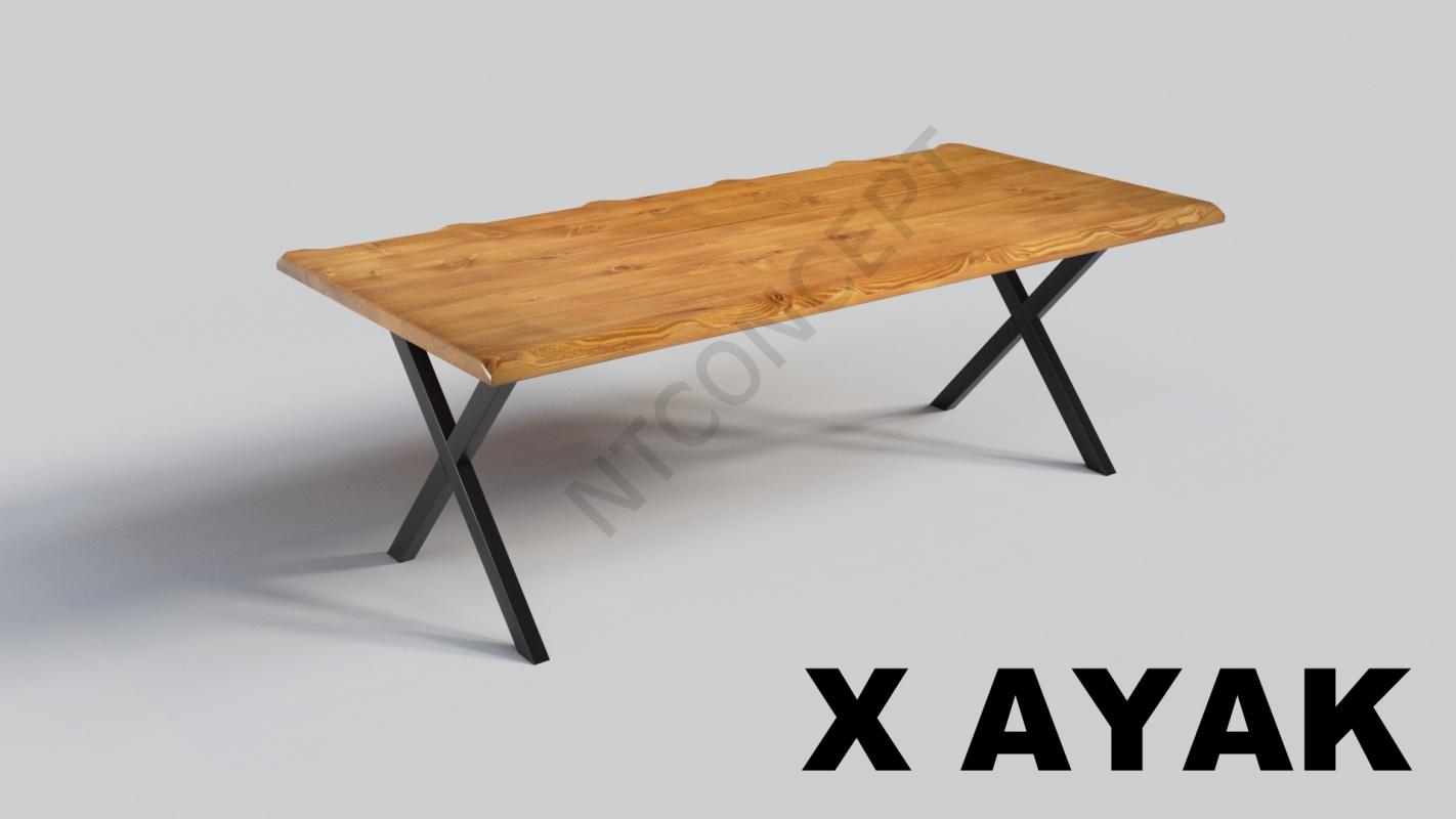 Ntconcept Vinne Doğal Ahşap Yemek Masası