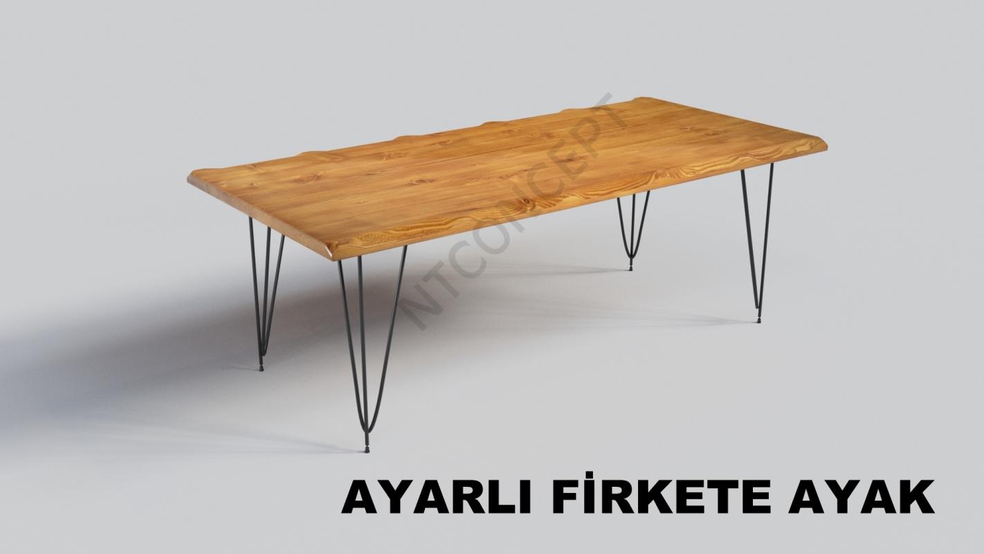 Ntconcept Vinne Doğal Ahşap Yemek Masası