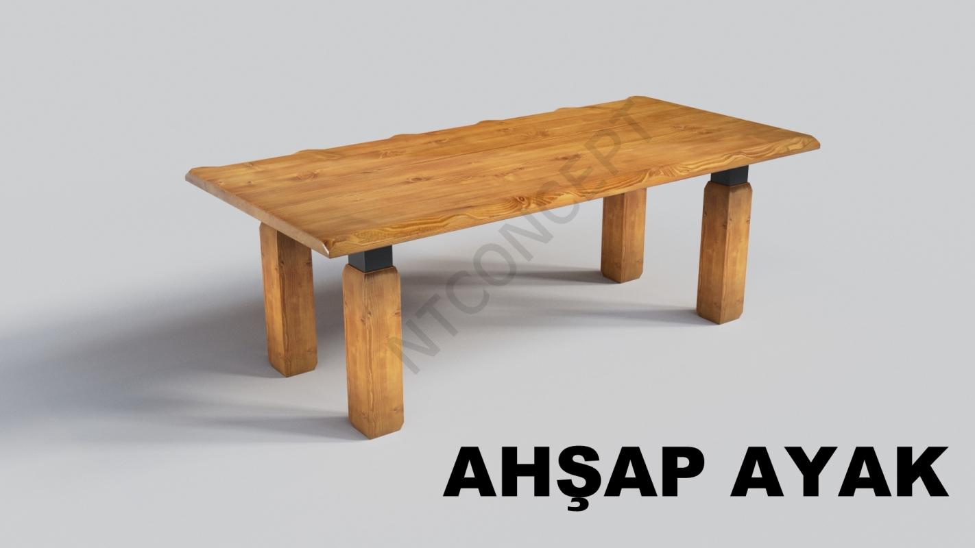 Ntconcept Vinne Doğal Ahşap Yemek Masası