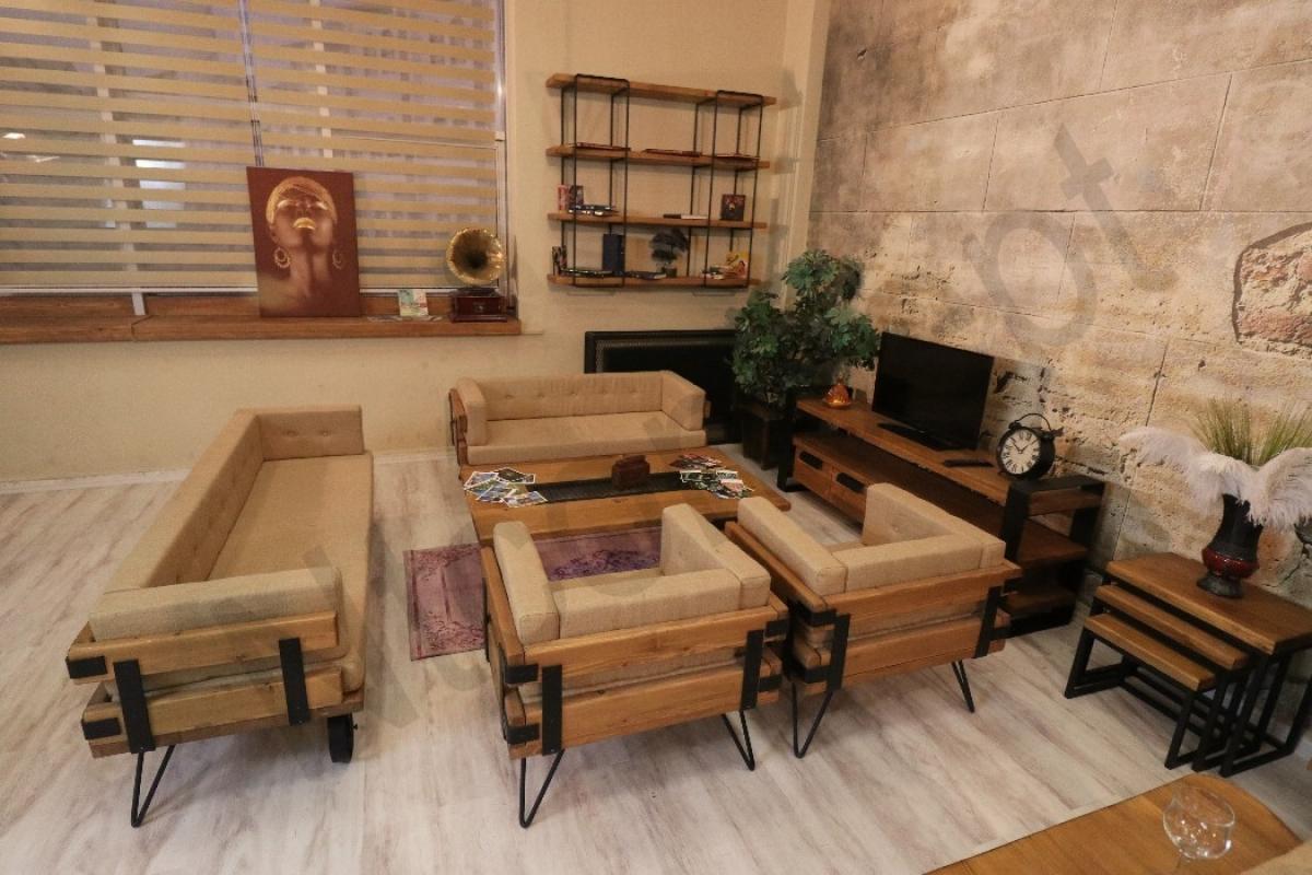 Ntconcept Masif Ağaç Koltuk Takımı