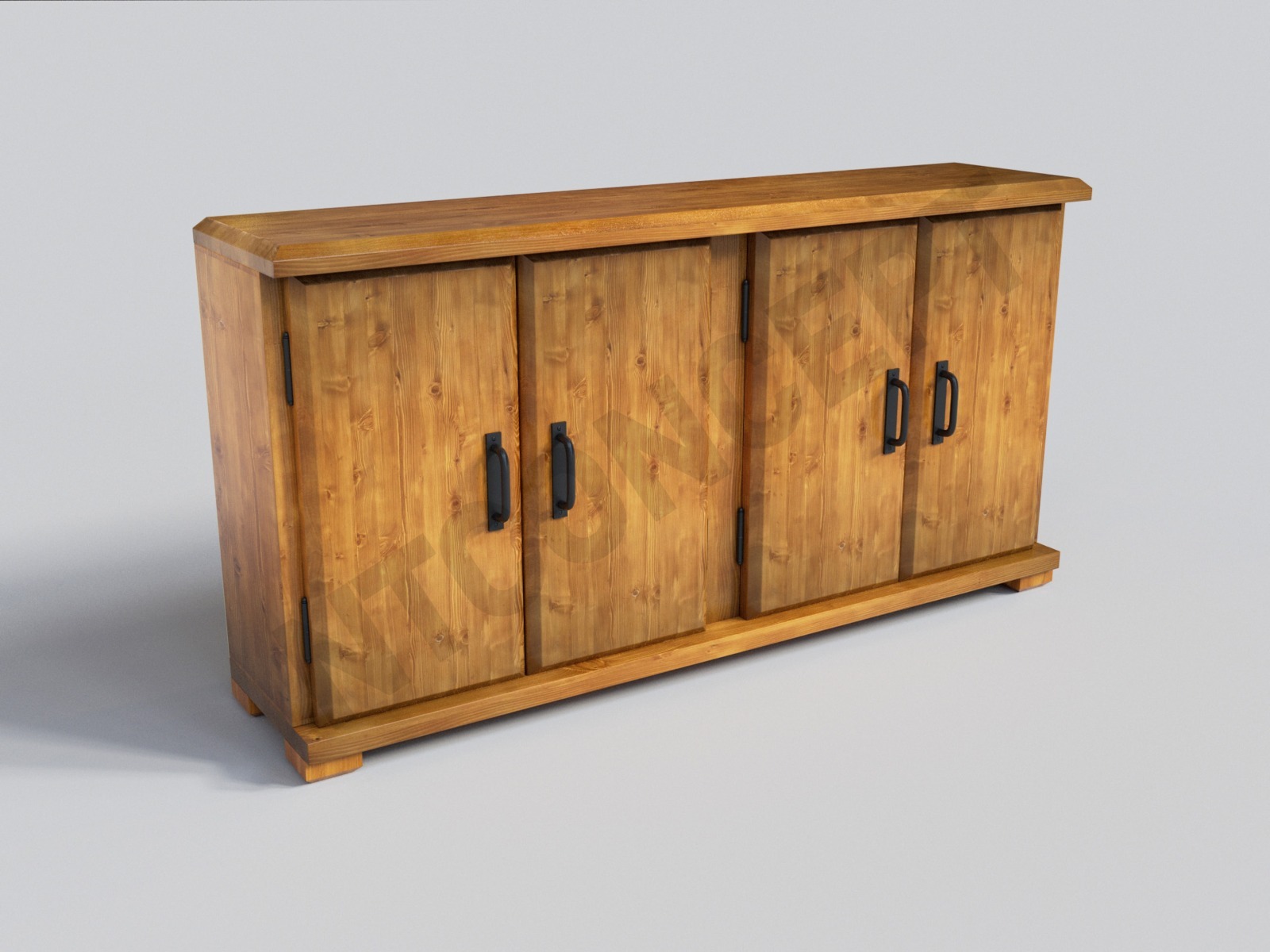 Odeon Ntconcept Masif Ağaç Konsol