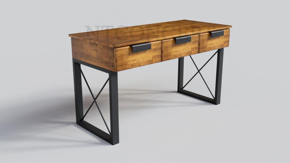 Kaliteli ve farklı loft tarzı doğal ahşap çalışma masası modelleri için doğru adres Ntconcept...