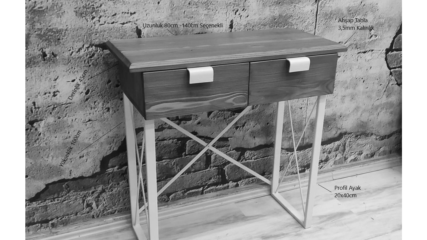 Ntconcept Life  Masif Ahşap Dresuar