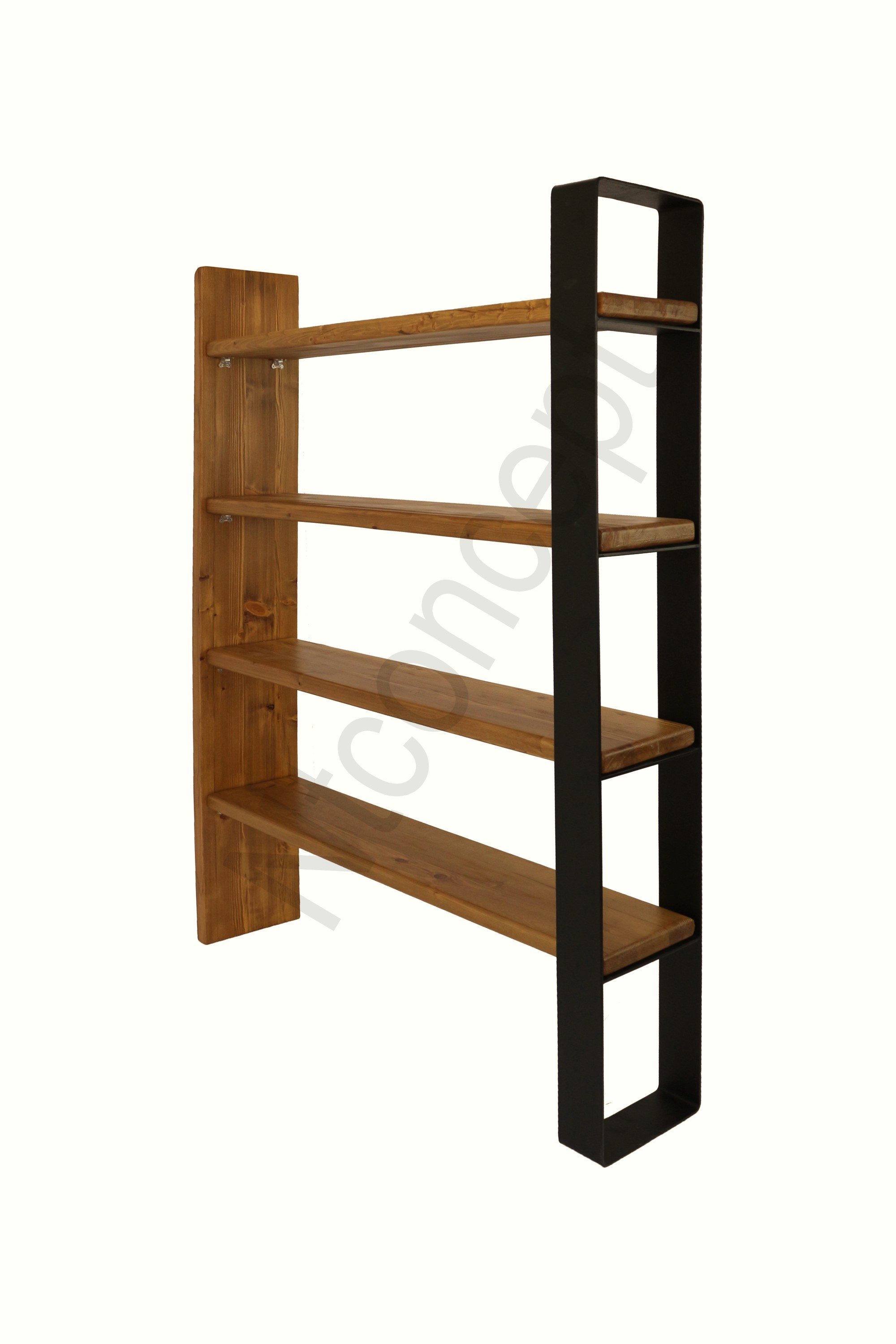 Via Ntconcept Masif Ağaç Kitaplık-Vitrin