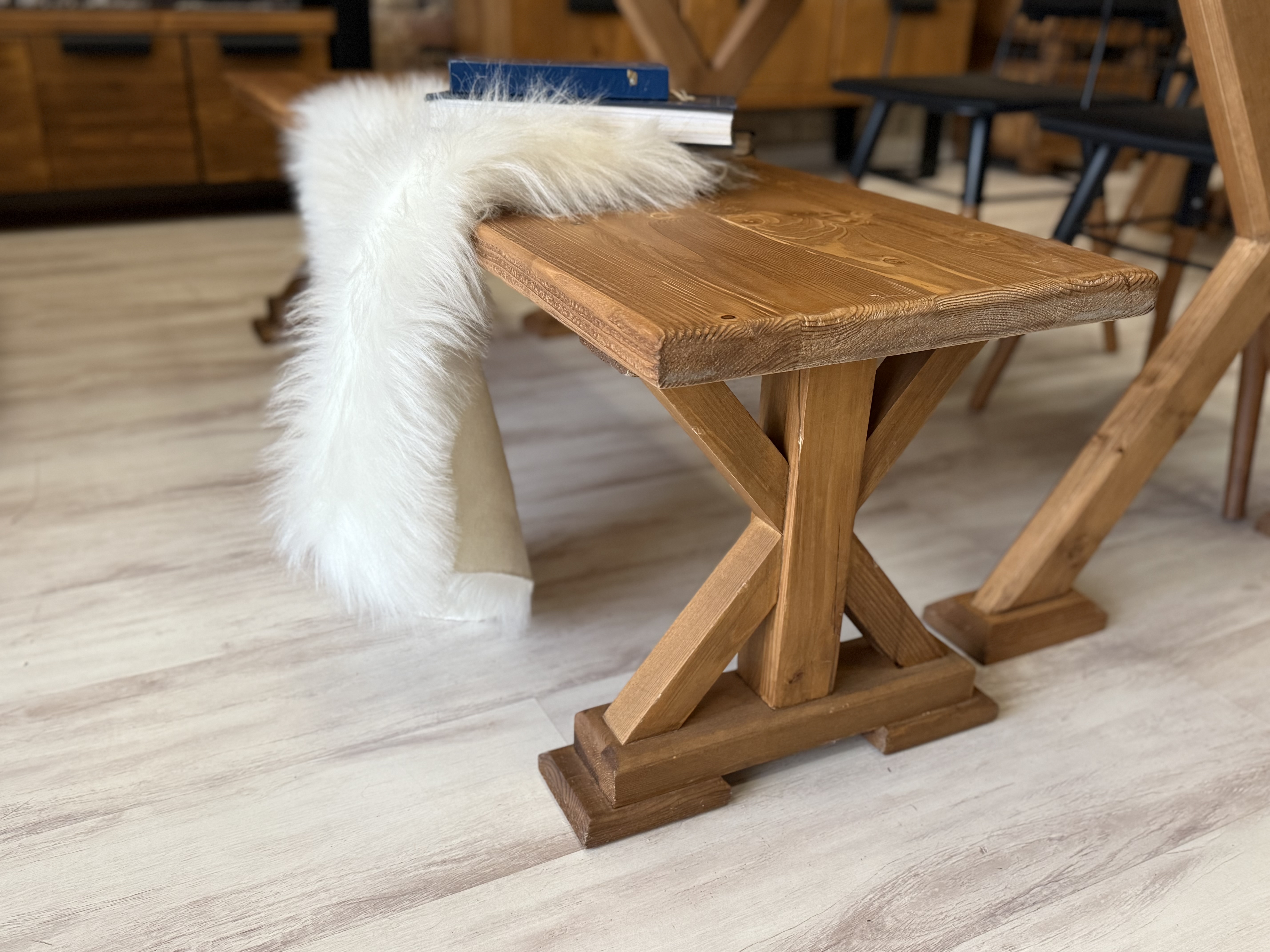 Ntconcept Vitra Ahşap Ayaklı Bench