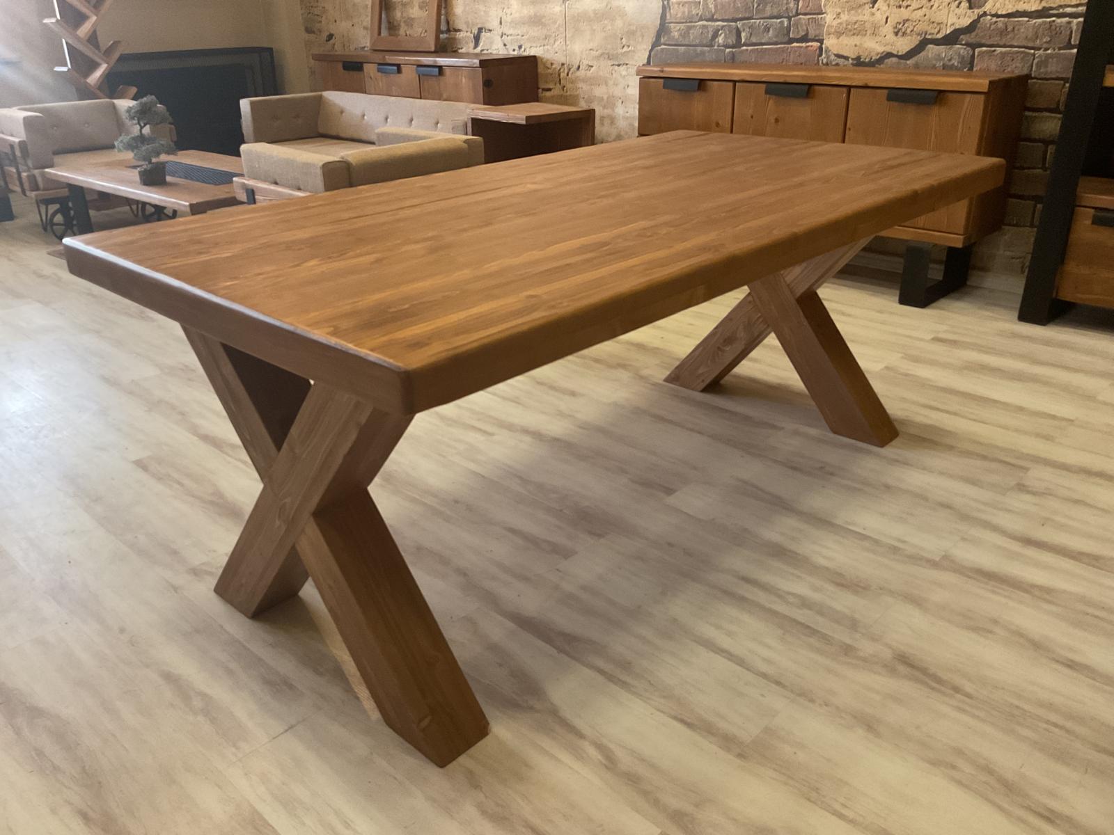 NTConcept Toscana Ahşap Masif Yemek Masası